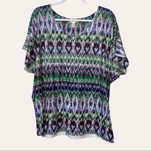 Chico’s || Short Sleeve Top || XL